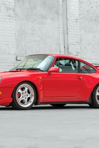 Preview wallpaper porsche, carrera, red, side view