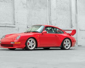 Preview wallpaper porsche, carrera, red, side view