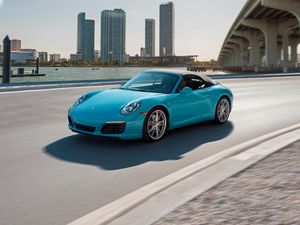 Preview wallpaper porsche, carrera s, side view, movement