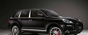 Preview wallpaper porsche cayenne, black, auto