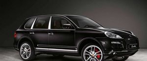 Preview wallpaper porsche cayenne, black, auto