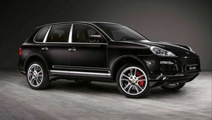 Preview wallpaper porsche cayenne, black, auto