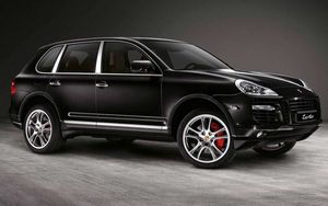 Preview wallpaper porsche cayenne, black, auto