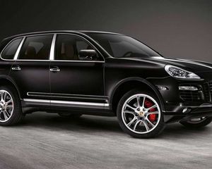 Preview wallpaper porsche cayenne, black, auto