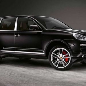 Preview wallpaper porsche cayenne, black, auto