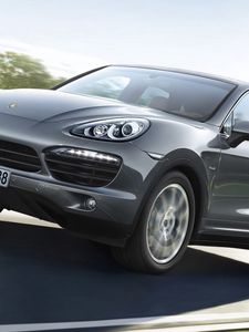 Preview wallpaper porsche, cayenne s, diesel, crossover, suv