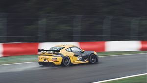 Preview wallpaper porsche cayman gt4, porsche, sports car, racing, speed