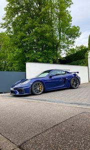 Preview wallpaper porsche cayman gt4, porsche, sports car, car