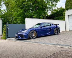 Preview wallpaper porsche cayman gt4, porsche, sports car, car