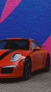Preview wallpaper porsche cayman, porsche, sports car, supercar, red