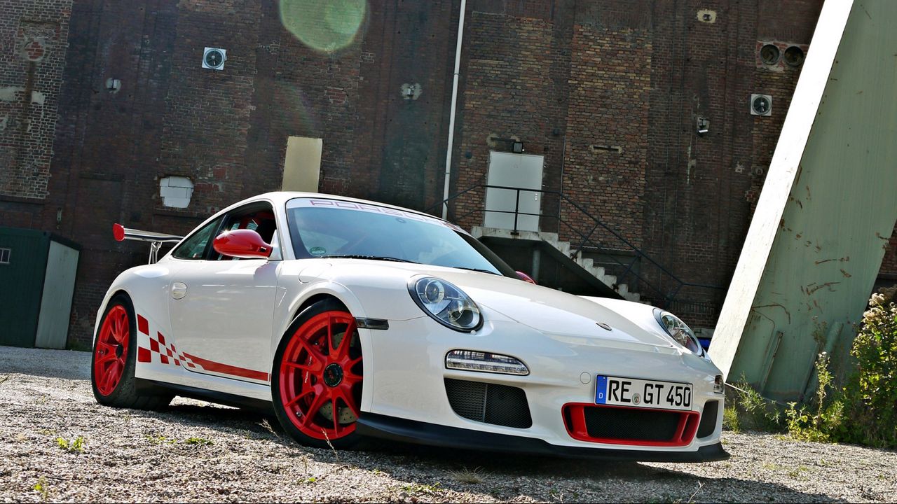 Wallpaper porsche, gt3, rs, white