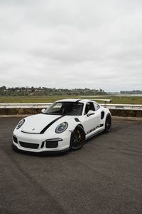 Preview wallpaper porsche gt3 rs, porsche, sports car, car, front view