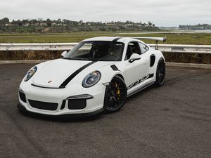 Preview wallpaper porsche gt3 rs, porsche, sports car, car, front view