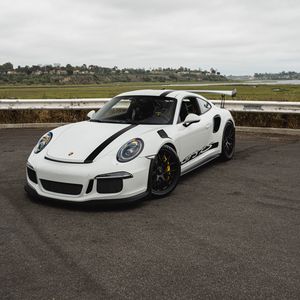 Preview wallpaper porsche gt3 rs, porsche, sports car, car, front view