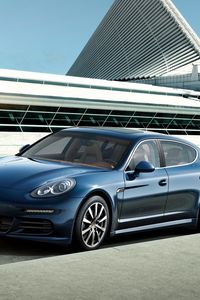 Preview wallpaper porsche, panamera 4s, side view