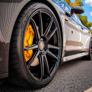 Preview wallpaper porsche panamera, porsche, car, wheel