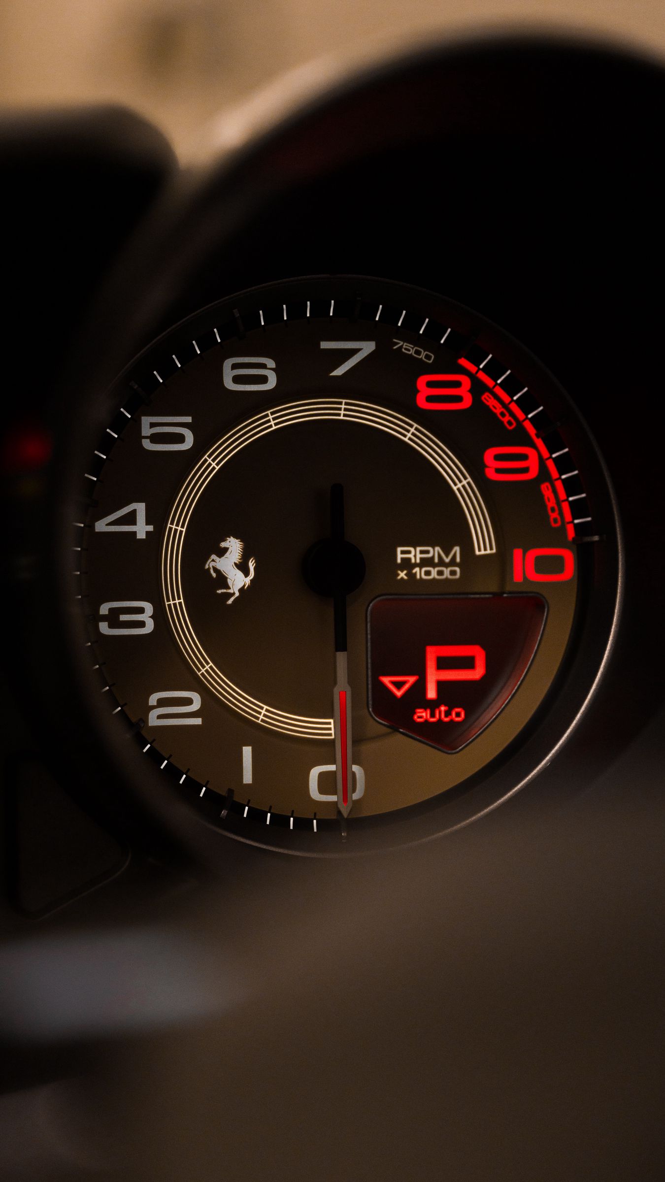 Download wallpaper 1350x2400 porsche, speedometer, car, numbers iphone