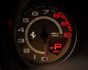 Preview wallpaper porsche, speedometer, car, numbers