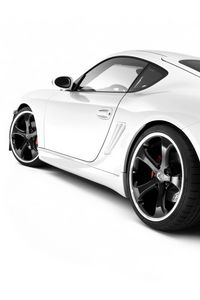 Preview wallpaper porsche, white, auto, black, rear view