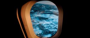 Preview wallpaper porthole, forest, window view