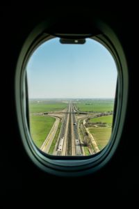 Preview wallpaper porthole, road, window