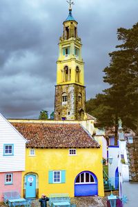 Preview wallpaper portmeirion, north wales, wales, buildings, architecture, facade