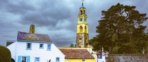 Preview wallpaper portmeirion, north wales, wales, buildings, architecture, facade
