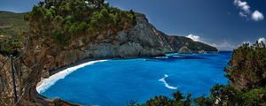 Preview wallpaper porto katsiki, lefkada, greece, ionian sea, hdr