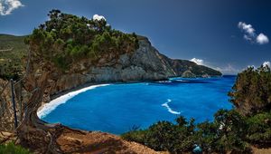 Preview wallpaper porto katsiki, lefkada, greece, ionian sea, hdr