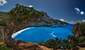 Preview wallpaper porto katsiki, lefkada, greece, ionian sea, hdr