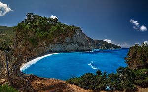 Preview wallpaper porto katsiki, lefkada, greece, ionian sea, hdr