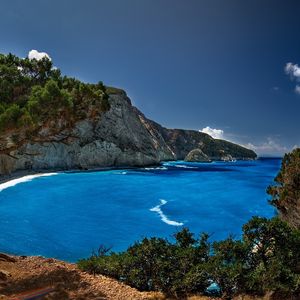 Preview wallpaper porto katsiki, lefkada, greece, ionian sea, hdr