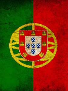 Preview wallpaper portugal, flag, stripes, colors, dirt