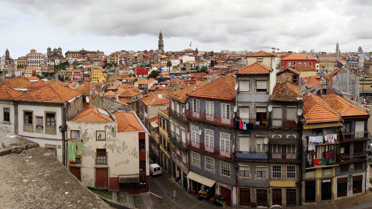 Wallpaper portugal, porto, old town