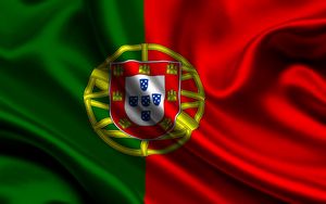 Preview wallpaper portugal, satin, flag, symbols
