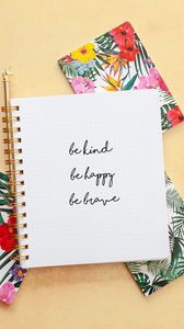 Preview wallpaper positive, advice, motivation, words, notepad