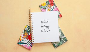 Preview wallpaper positive, advice, motivation, words, notepad