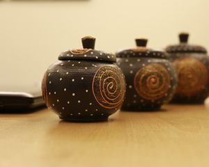 Preview wallpaper pots, ornaments, patterns