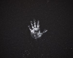 Preview wallpaper print, hand, dark