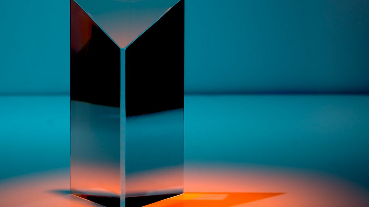 Wallpaper prism, metal, reflection, specular