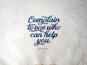 Preview wallpaper proverb, complain, help, wisdom