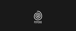 Preview wallpaper psycho, inscription, spiral, rotation