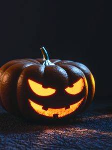 Preview wallpaper pumpkin, halloween, mask