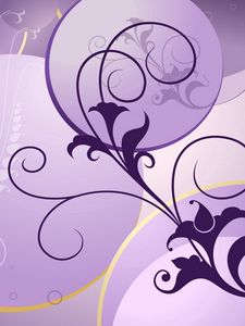 Preview wallpaper purple, brown, bright, patterns, colors