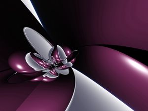 Preview wallpaper purple, form, alloy