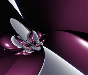 Preview wallpaper purple, form, alloy