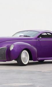 Preview wallpaper purple haze, cars, lilac, side view