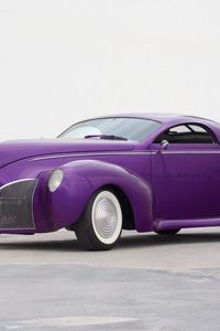 Preview wallpaper purple haze, cars, lilac, side view