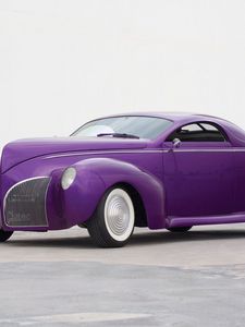 Preview wallpaper purple haze, cars, lilac, side view