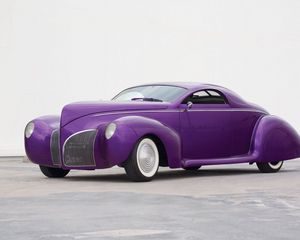 Preview wallpaper purple haze, cars, lilac, side view